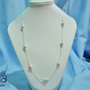 Collana corta Giro di Perle - Pastel Rose