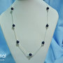 Collana corta Giro Di Perle - Night Blue