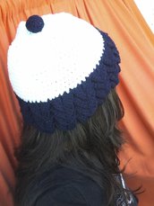cappello di lana donna lavorato ad uncinetto