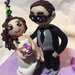 CAKE TOPPER statuina per torta nuziale