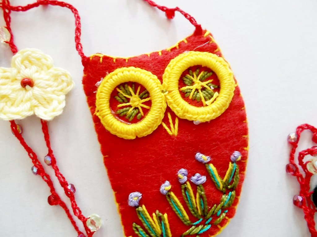 Toppa Con Uccello Gufo, Singola O In Set, Ricamata Con Ferro Da - Foto 2