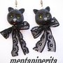 orecchini black cat