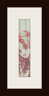 PDF schema bracciale Girl japo in stitch peyote pattern - solo per uso personale 