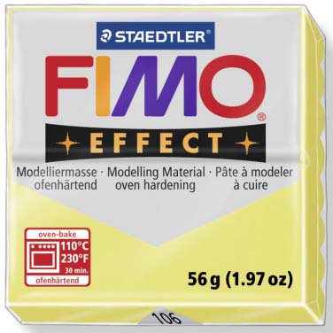 Panetto Fimo Effect 56 gr. - n. 106 Quarzo Citrino Panetto Fimo Effect 56 gr. - n. 106 Quarzo Citrino