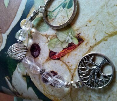 WEBEEDY 24 Portachiavi Albero Della Vita In Argento Antico, Con Pendenti Grazie A Cuore E Rettangolare, Regalo Di Apprezzamento Per Amici, Insegnanti E Colleghi
