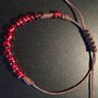 Bracciale con perline rosse