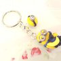 NOVITA - IDEA REGALO - Fimo - JUST  MINIONS - PORTACHIAVI mod.1 