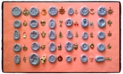 LOTTO 30 STAMPINI PER FIMO DIVERSI STAMPI SILICONE GESSO PASTA CERNIT LOTTO 30 STAMPINI PER FIMO DIVERSI STAMPI SILICONE GESSO PASTA CERNIT