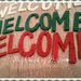 Set lettere "Welcome" 