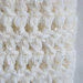 Copertina per neonato Photo prop Copertina crochet bianca con paillettes Battesimo Copertina bianca per culla Photo prop