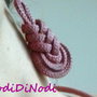 Orecchini Pipe Knot_tricot rosa