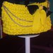Pochette Mini jewel bags giallo-nero