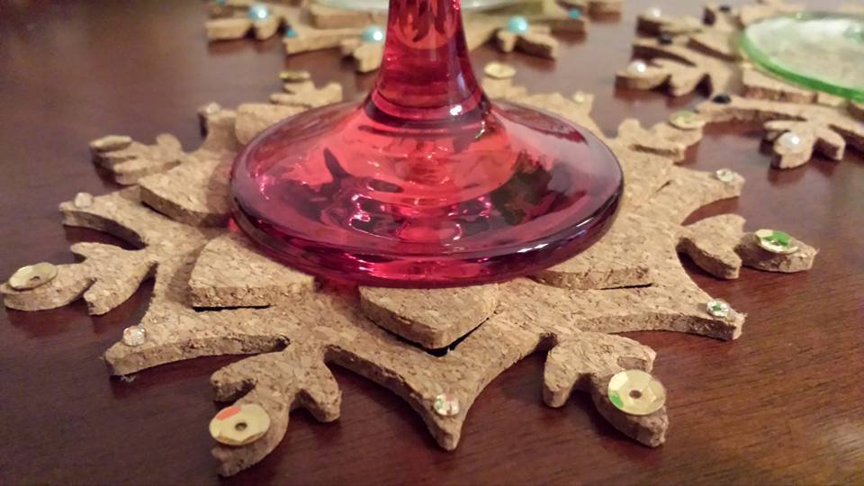 Set 16 Lastre Autoadesive In Sughero 10x10 Cm - Per Sottobicchieri, Decorazione, Fai Da Te - Spessore 1 Mm - Foto 8