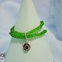 Bracciale cristalli cinesi - Verde