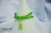 Bracciale cristalli cinesi - Verde