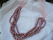 Collana in perle stile "Camomilla"