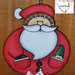 Collezione "Merry Berry" Natale - Fuoriporta "Buone Feste" con Babbo Natale