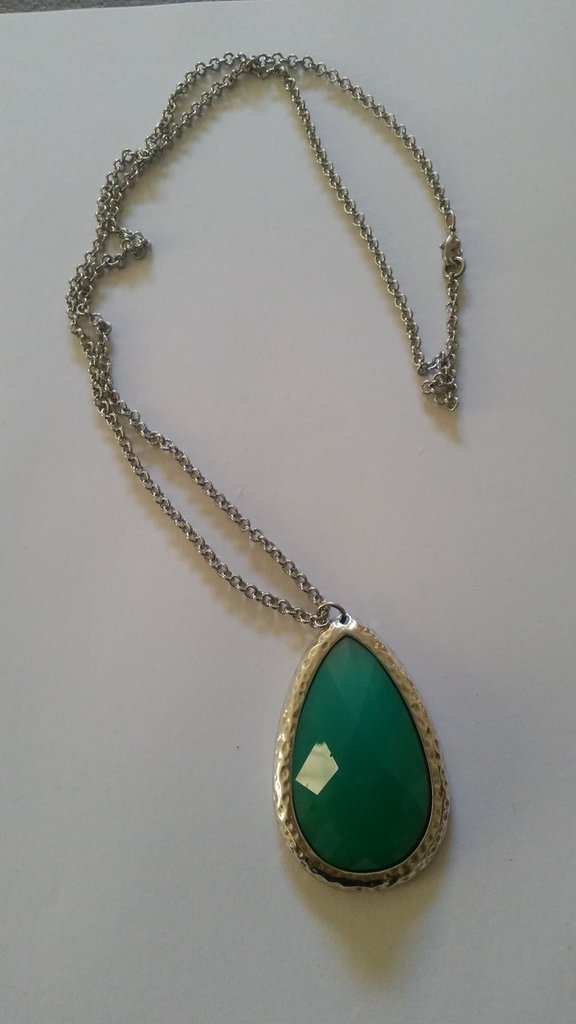 Malachite Naturale Chrysocolla Ciondolo Verde Malachite Gioielli Di