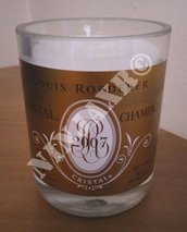 Candela da bottiglia Champagne  Cristal maison Louis Roederer