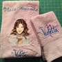 Set Asciugamani Violetta personalizzabili