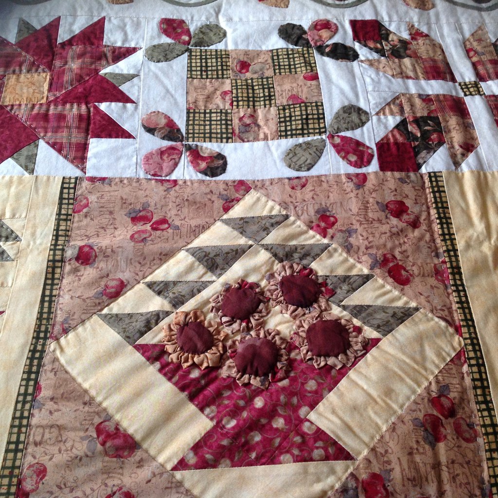 Greenland Home, Set Trapunta per Letto, Design con Alce, Poliestere Polyester Blend, Brown, Queen