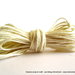 filato di lino per collane e bijoux - 20 mt. color bianco naturale - SPESE DI SPEDIZIONE GRATIS 