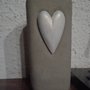 Vaso shabby cuore