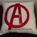 Cuscino Avenger Avengers Cotone Pannolenci Pile idea regalo San Valentino 