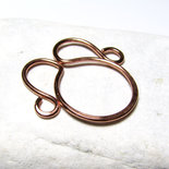 Segnalibro In Metallo Con Righello In Rame Piccolo In Ottone