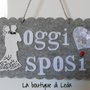 TARGHETTA "OGGI SPOSI"