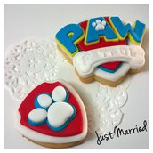 biscotti decorati paw patrol, 