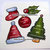 5 Etichette adesive natalizie chiudipacco
