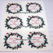 6 Etichette adesive natalizie chiudipacco
