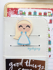 Paperclips planner-  mini Alice
