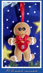 Decorazione Natale: gingerbread man