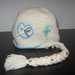 Cappello Uncinetto bambina con treccia