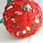 GRANDE SFERA PATCWORK PER NATALE