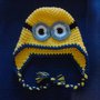 Cappellino da aviatore Minions giallo 