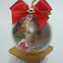 Sfera di Natale -Personalizzata con la foto(double face)