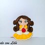 CIONDOLO IN FIMO "BELLE" CM 4 circa