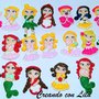 LOTTO 10 DOLL E PRINCIPESSE ASSORTITE CM 4 CIRCA