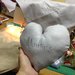 Cuscino cuore personalizzato