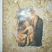 quadro tipo affresco con Madonna con Bambino