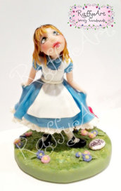 Cake topper compleanno/festa bambini “Tu come Alice” (personalizzabile)