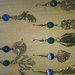Orecchini pendenti in Bronzo e Perle Naturali 