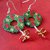 ~ Christmas Earring ~ Earrings / Orecchini natalizi con perline Miyuki / Ghirlanda di Natale