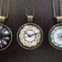 Collana Cabochon Orologio 