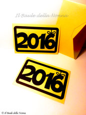 BIGLIETTO AUGURI BUON ANNO 2016 / HAPPY NEW YEAR CARD (art. 66)