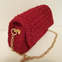 pochette uncinetto color rosso