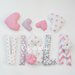 VIOLA: una ghirlanda di lettere rosa e lilla per decorare la sua cameretta con il suo nome!